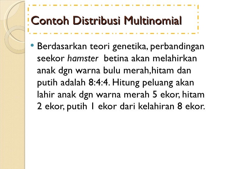 distribusi multinomial